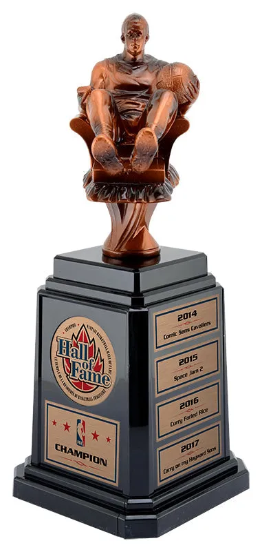 fantasy basketball tower base basketball resin  trophy