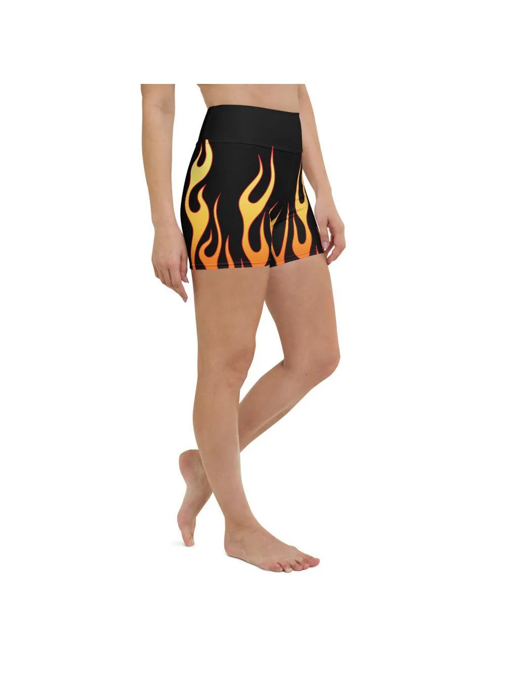 Flame Yoga Shorts