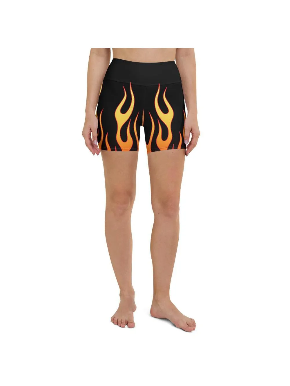 Flame Yoga Shorts