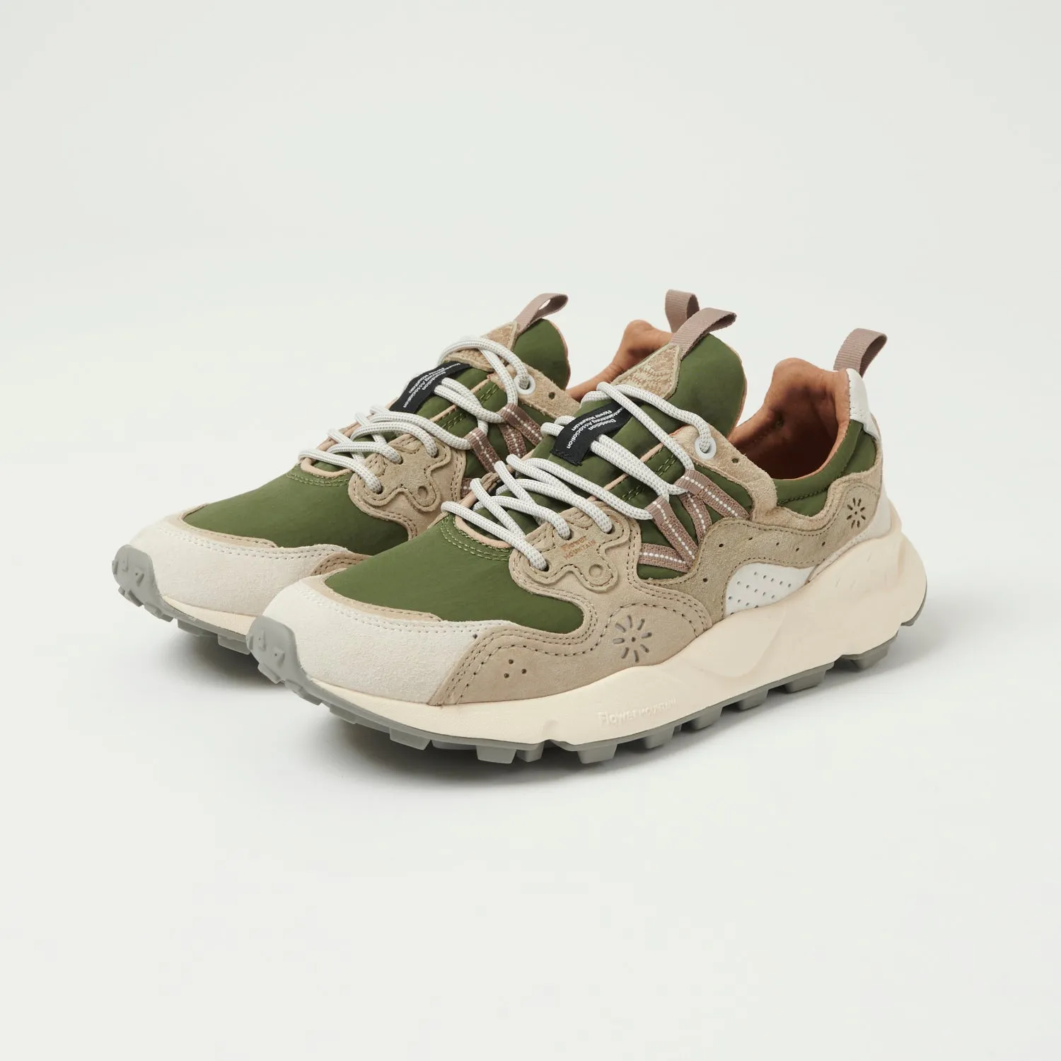 Flower Mountain Yamano 3 - White/Military/Green