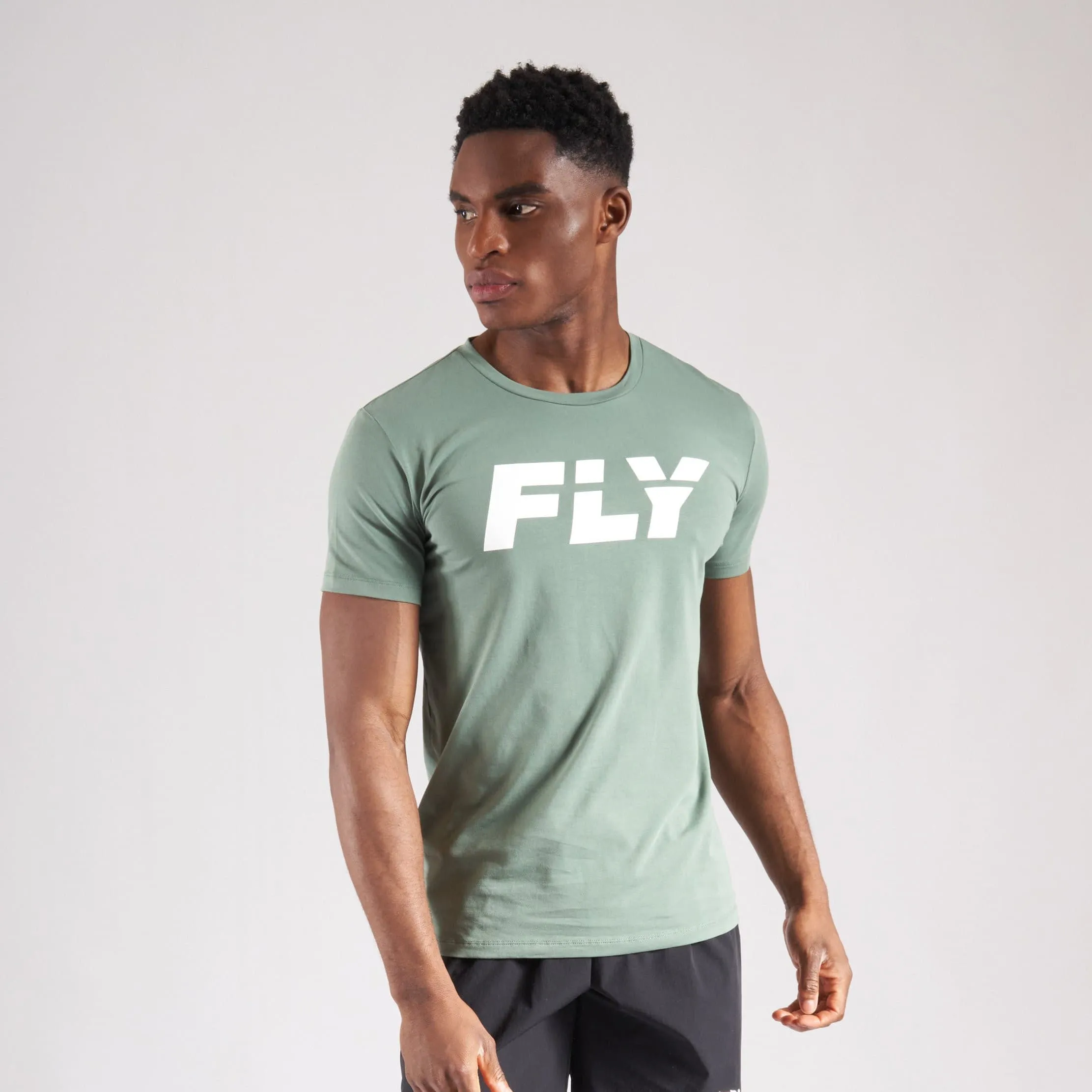 FLY BIG LOGO T - GREEN