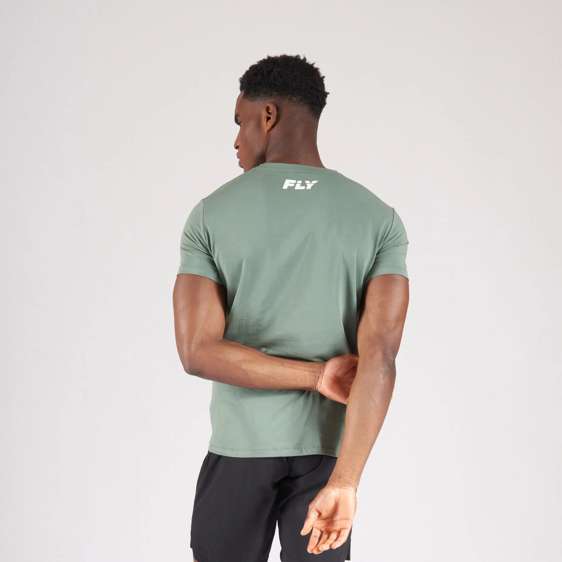 FLY BIG LOGO T - GREEN