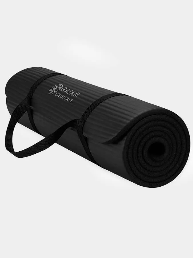 Gaiam Essential Fitness Yoga Mat 10mm