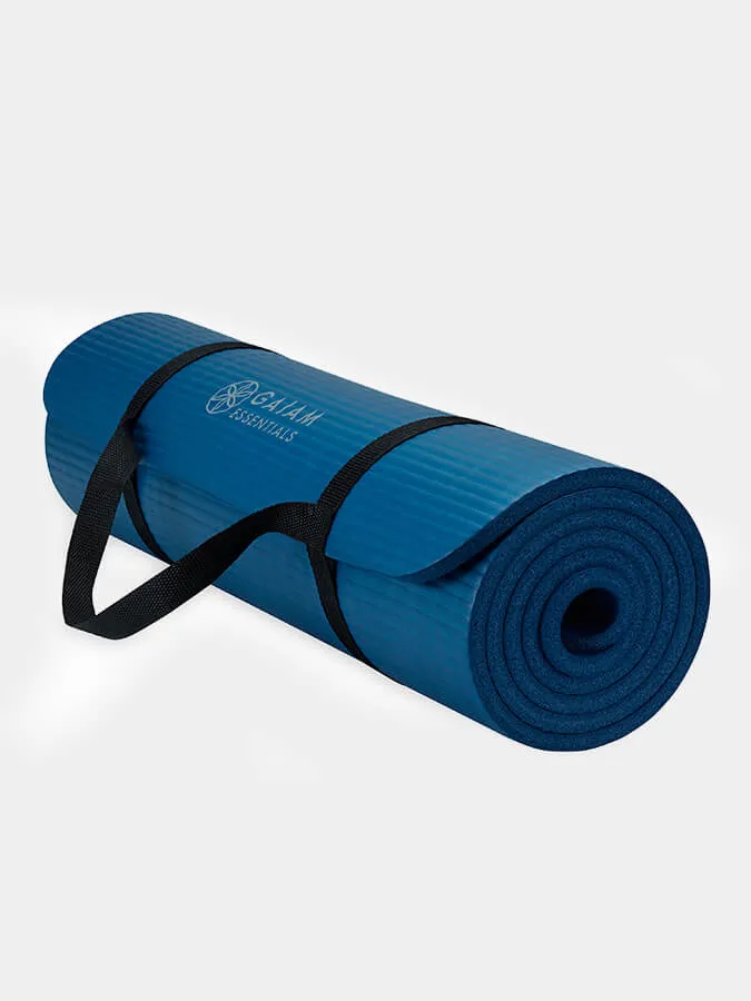 Gaiam Essential Fitness Yoga Mat 10mm