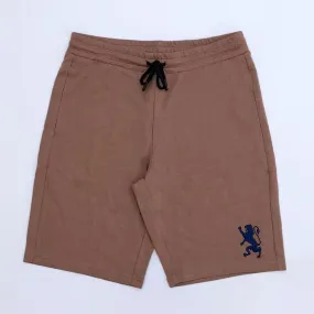 GR - Men 'Brown' G-Motion Embroidered Logo Shorts GR748