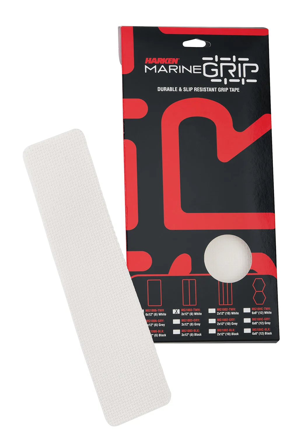 Harken Marine Grip Tape - 3x12" (8 Pieces)