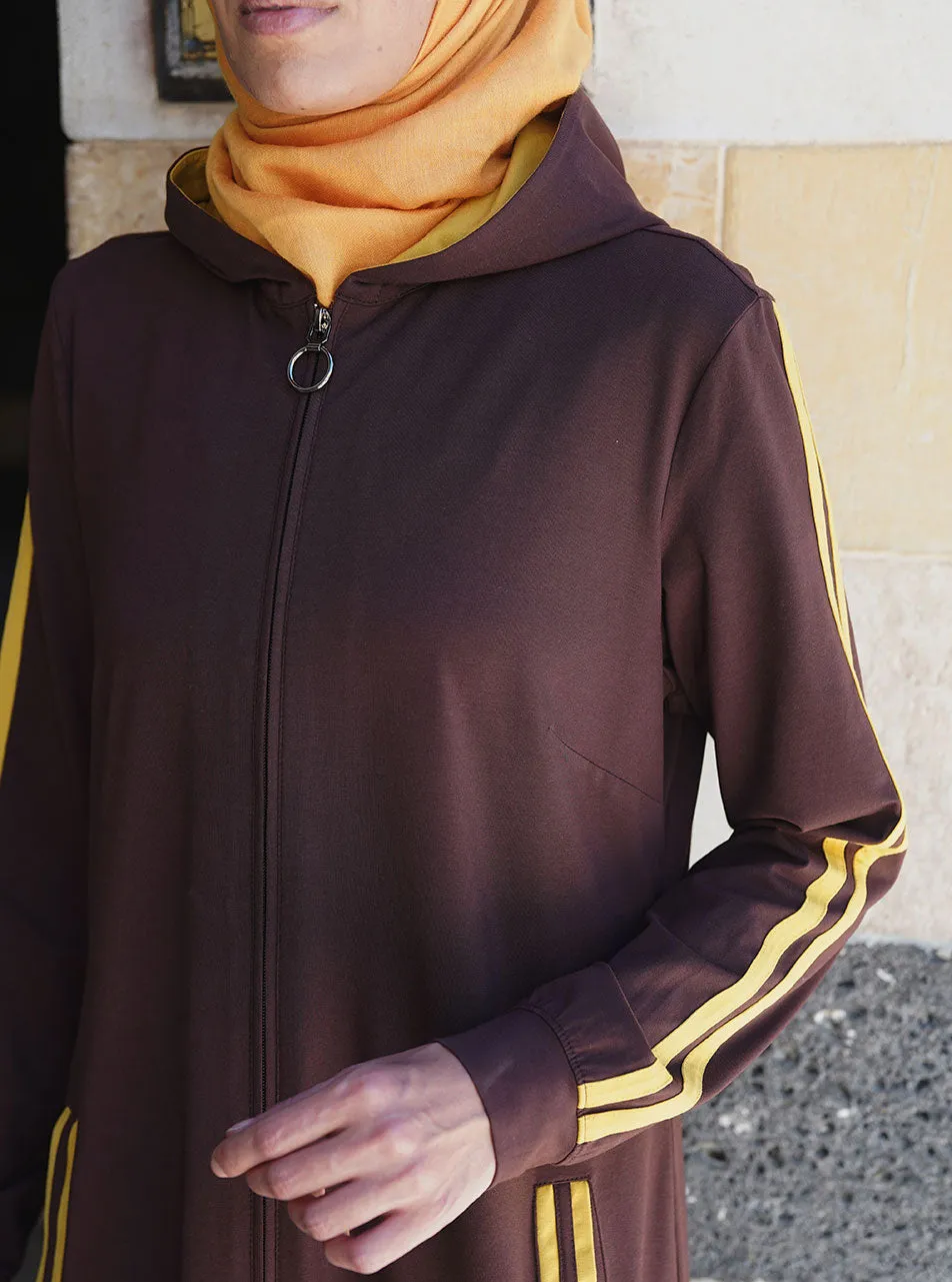 Hooded Midi Tracksuit Set