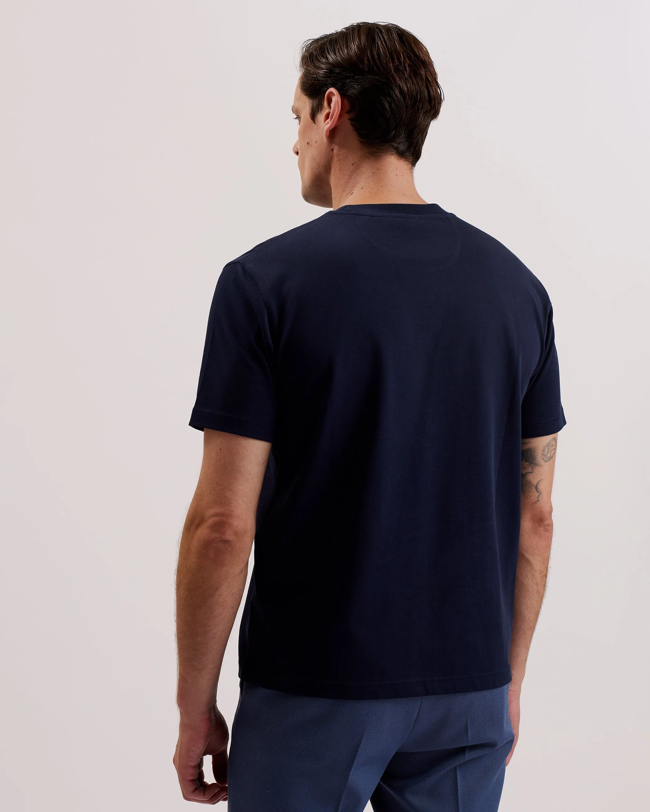 Kornka Ss Relaxed Heavy T-Shirt Navy