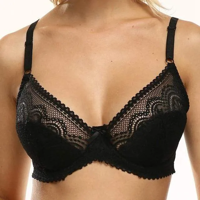 Lace Breathable Push Up Bra