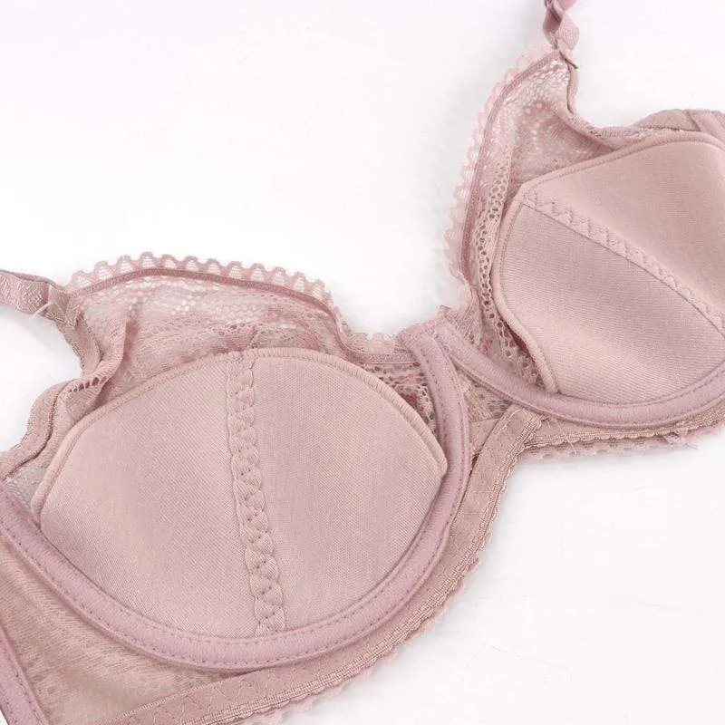 Lace Breathable Push Up Bra