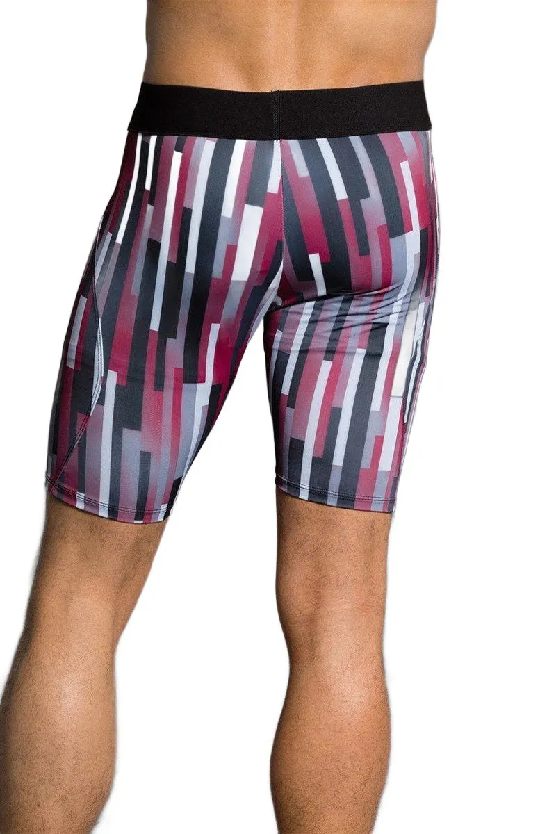 Last Chance! Onzie Hot Yoga Mens Fitted Shorts 508