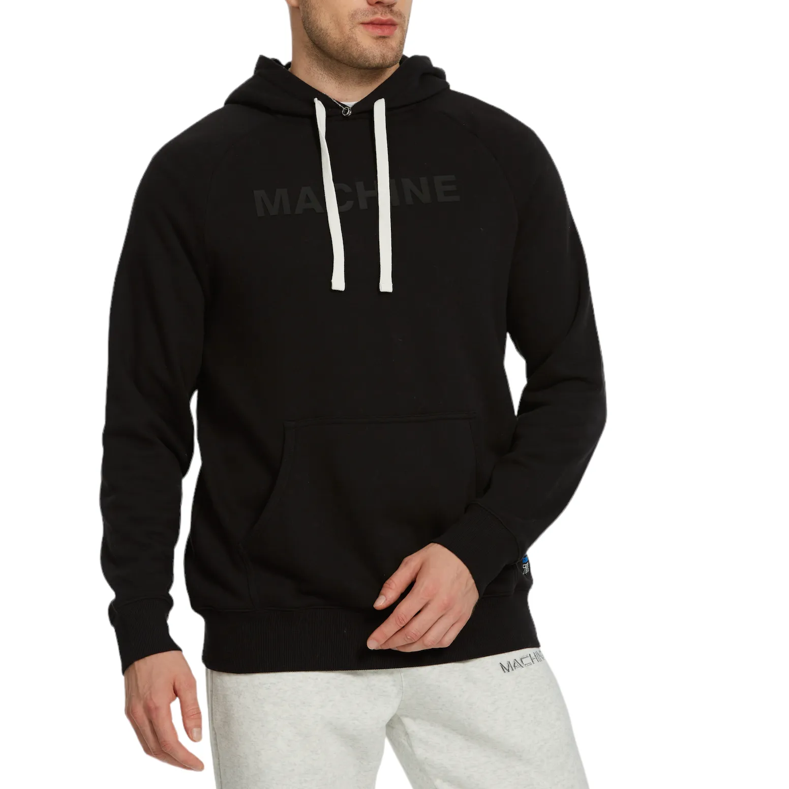 Machine Avenue 'N" the "MAN"Hoodie in Black 2.0