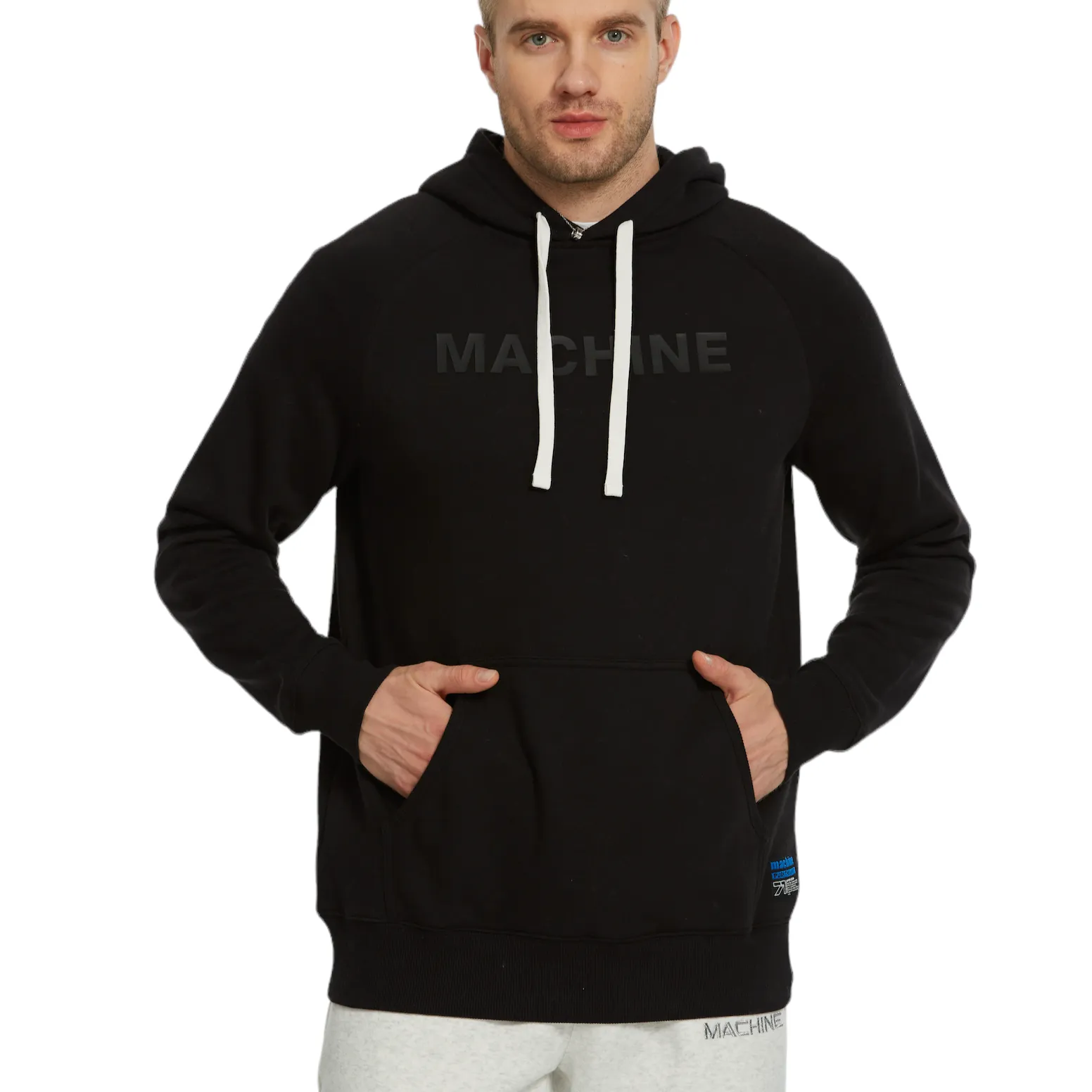 Machine Avenue 'N" the "MAN"Hoodie in Black 2.0