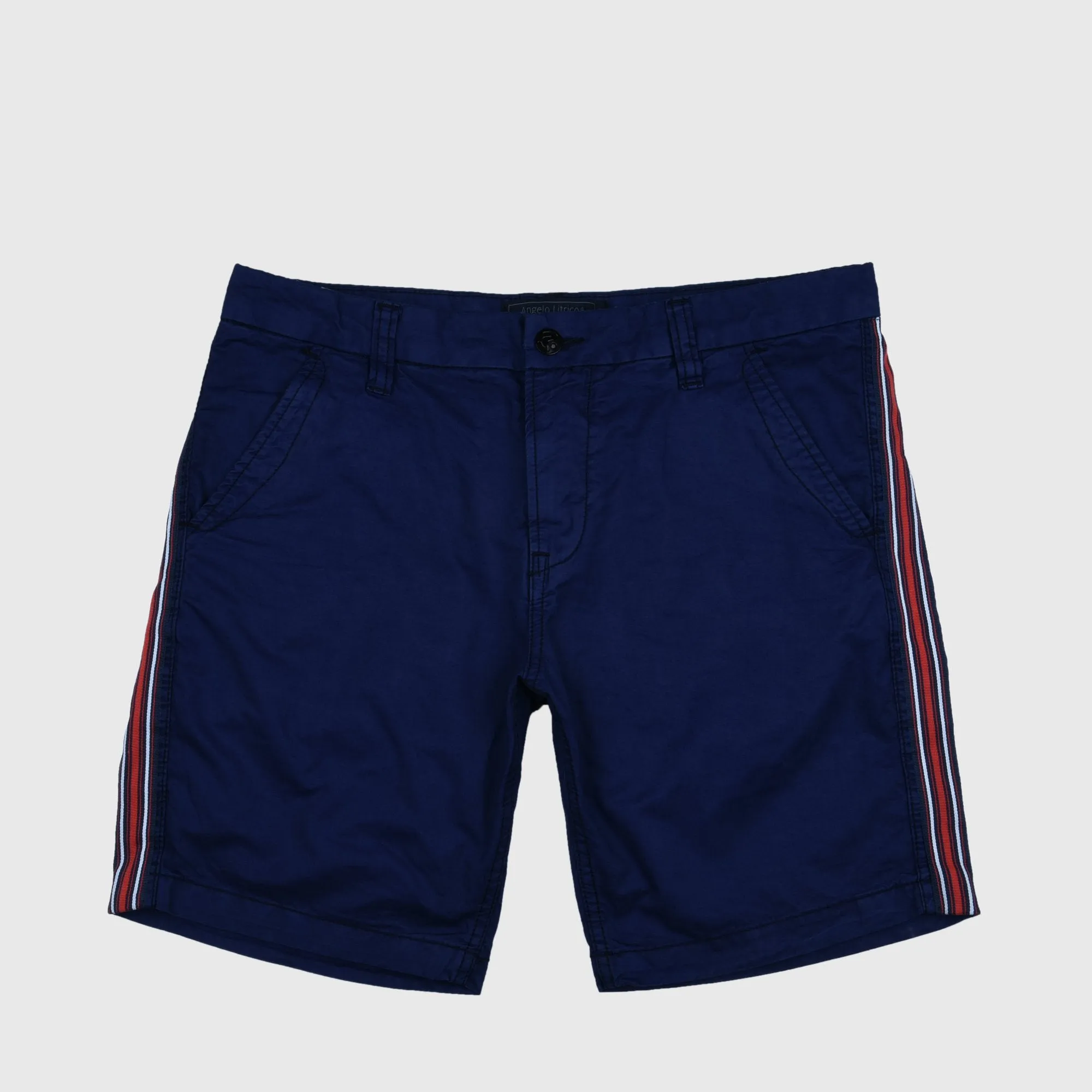 MEN-Anglio Litrico 'Navy' Garment Dye Midnight Chino Shorts AL653