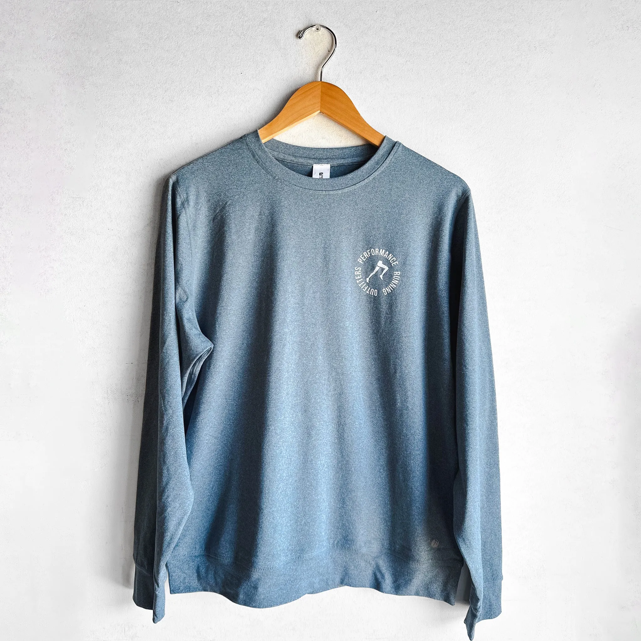 MEN'S PRO CREW NECK LONG SLEEVE 2.0 - BLUE MIRAGE