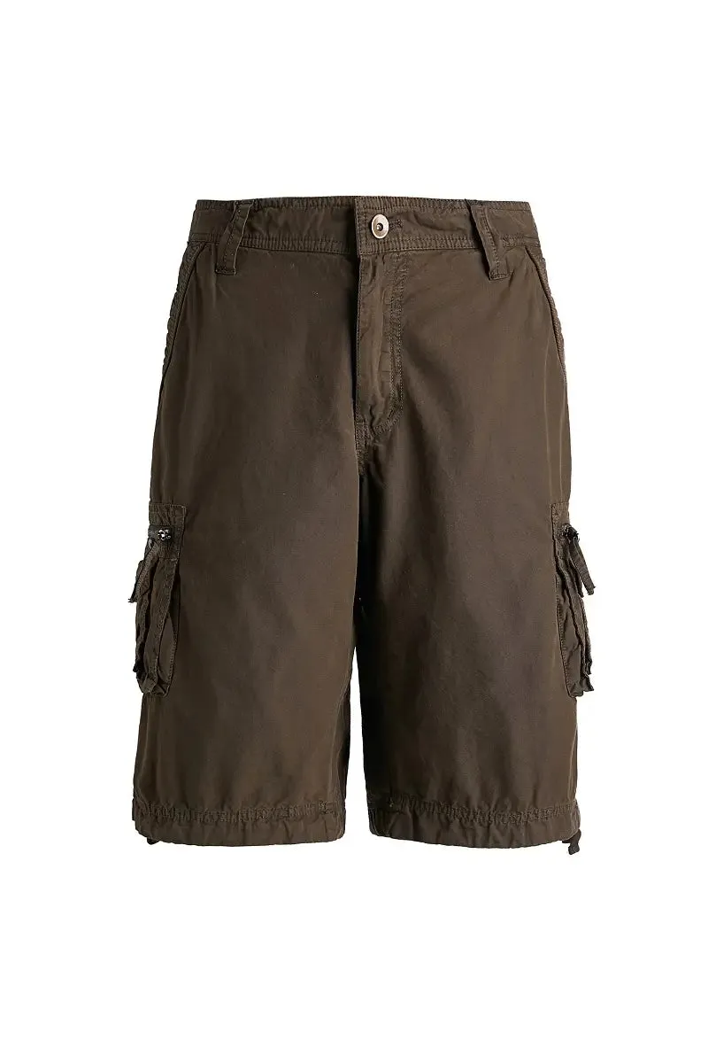 Mens Red Cargo Shorts