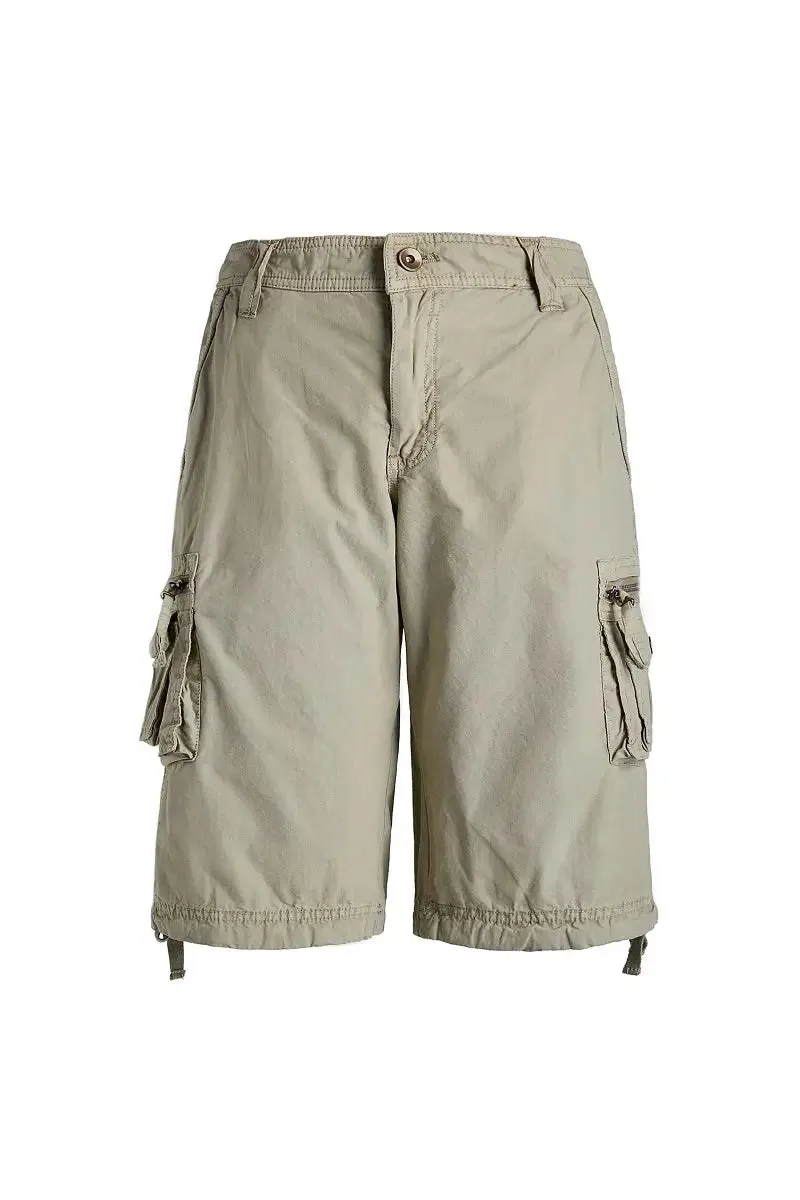 Mens Red Cargo Shorts