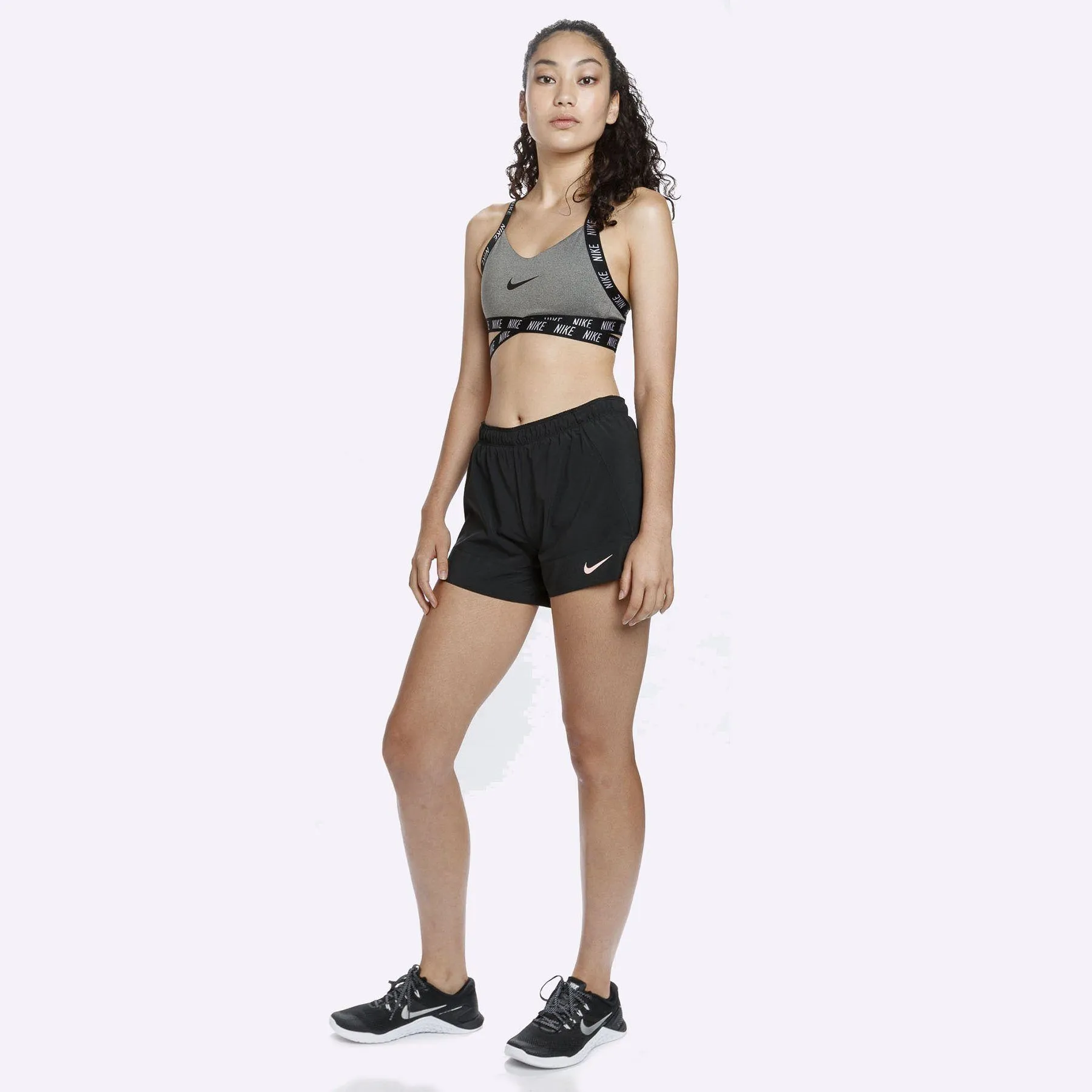 Nike Flex - Women's Training Shorts - Black/Storm Pink