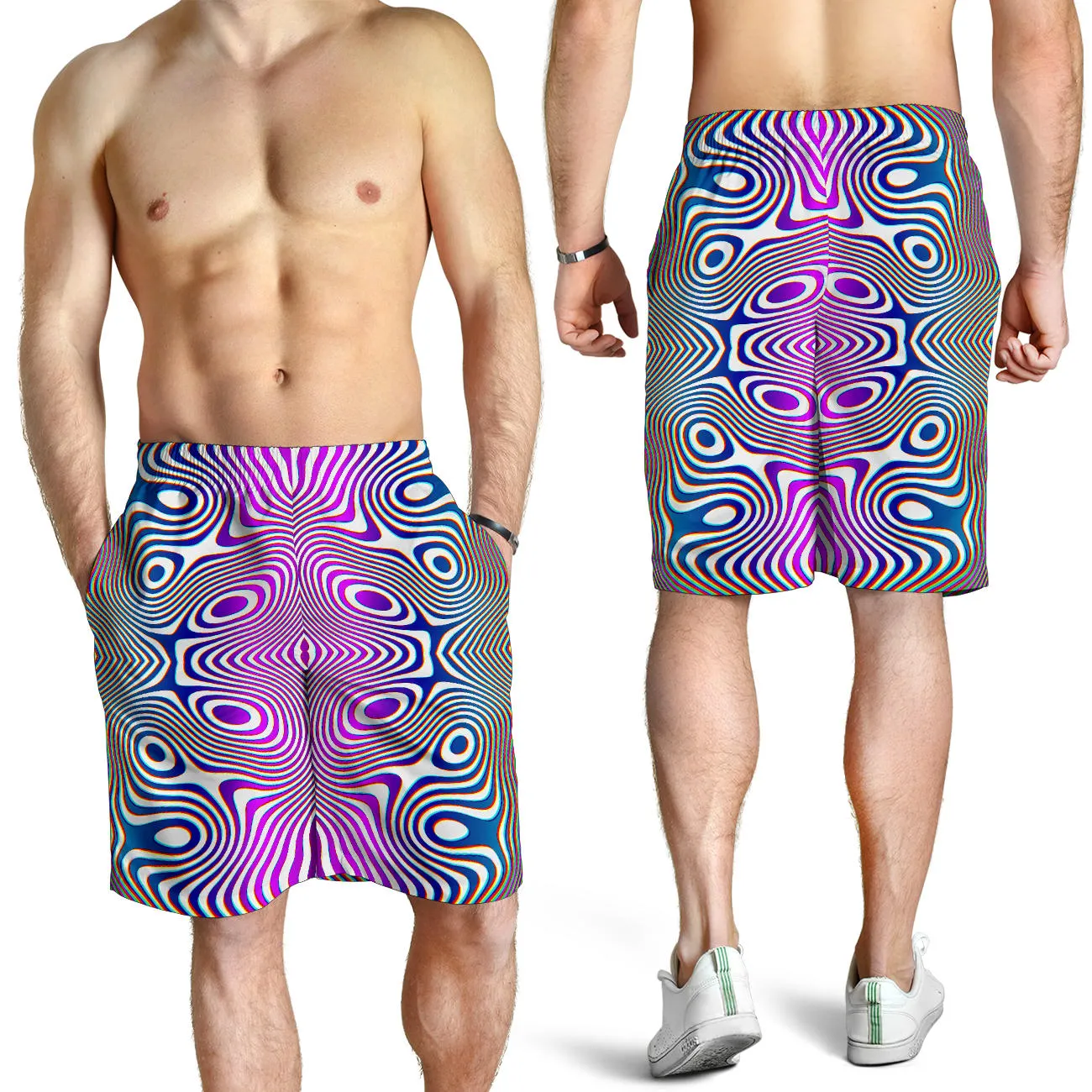 Prismatic Frequency Men's Shorts