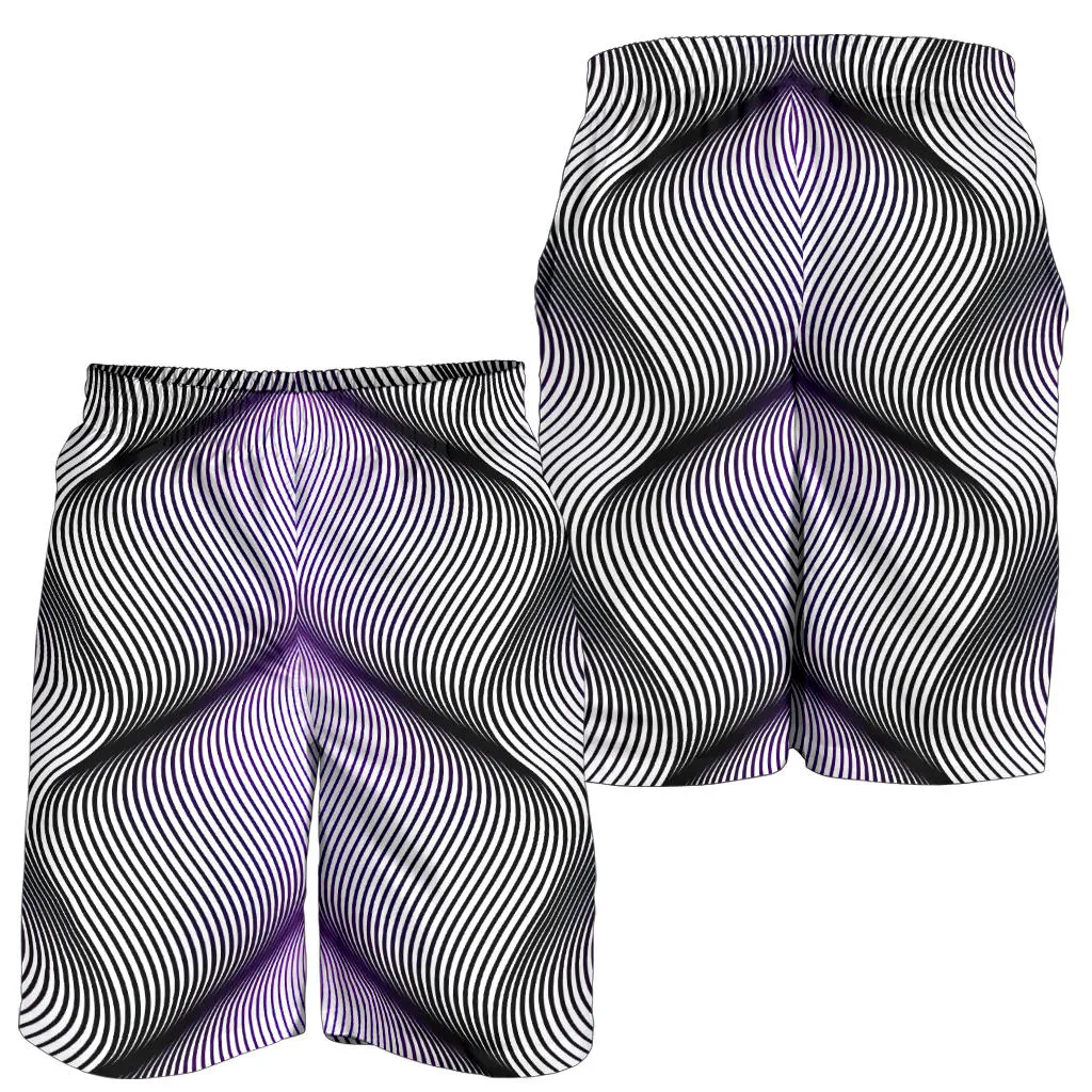 Purple Drift Men's Shorts