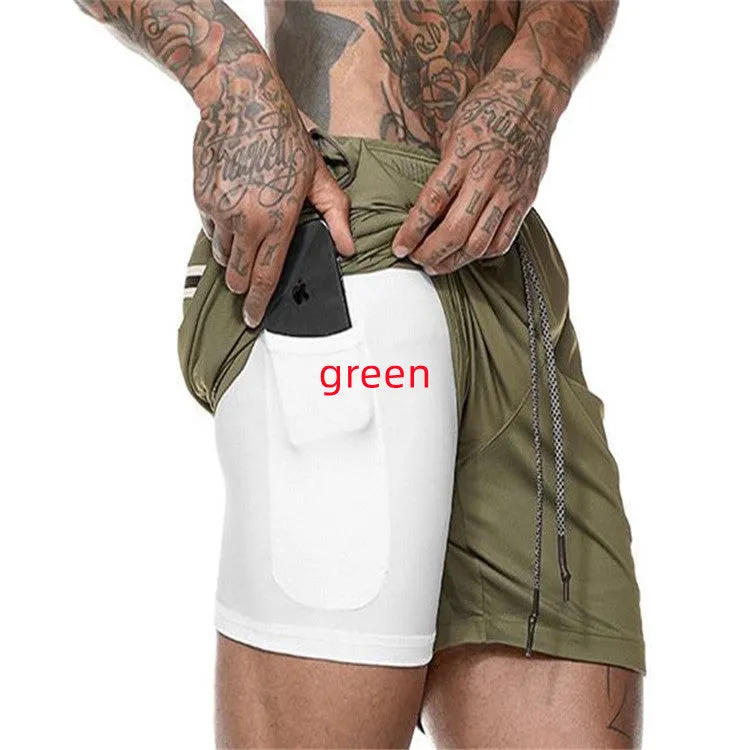 Quick Drying Compression Shorts with pocket