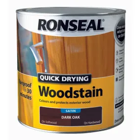 Quick Drying Woodstain 2.5L Dark Oak