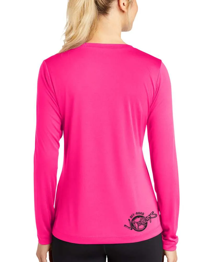 Racing Division LS Tech Tee - Neon Pink