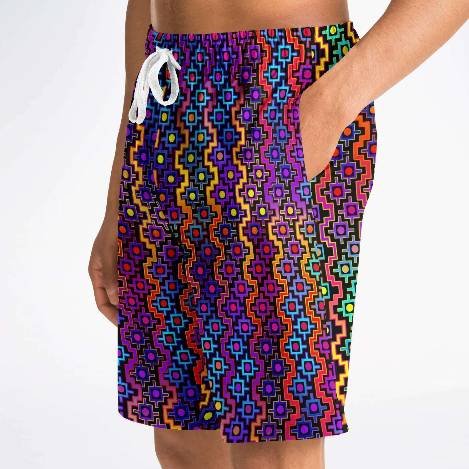 Rainbow Healing Long Shorts