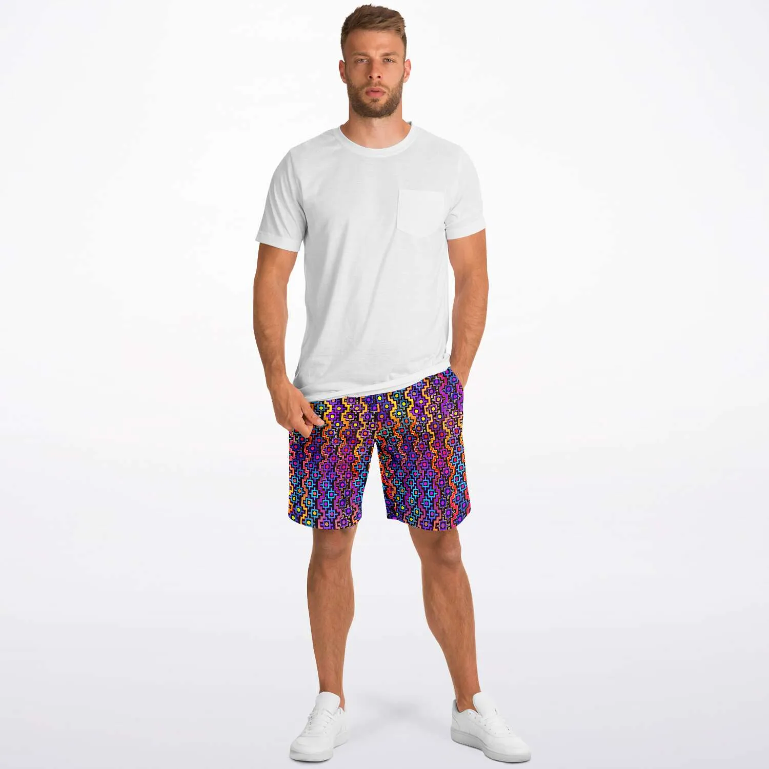 Rainbow Healing Long Shorts