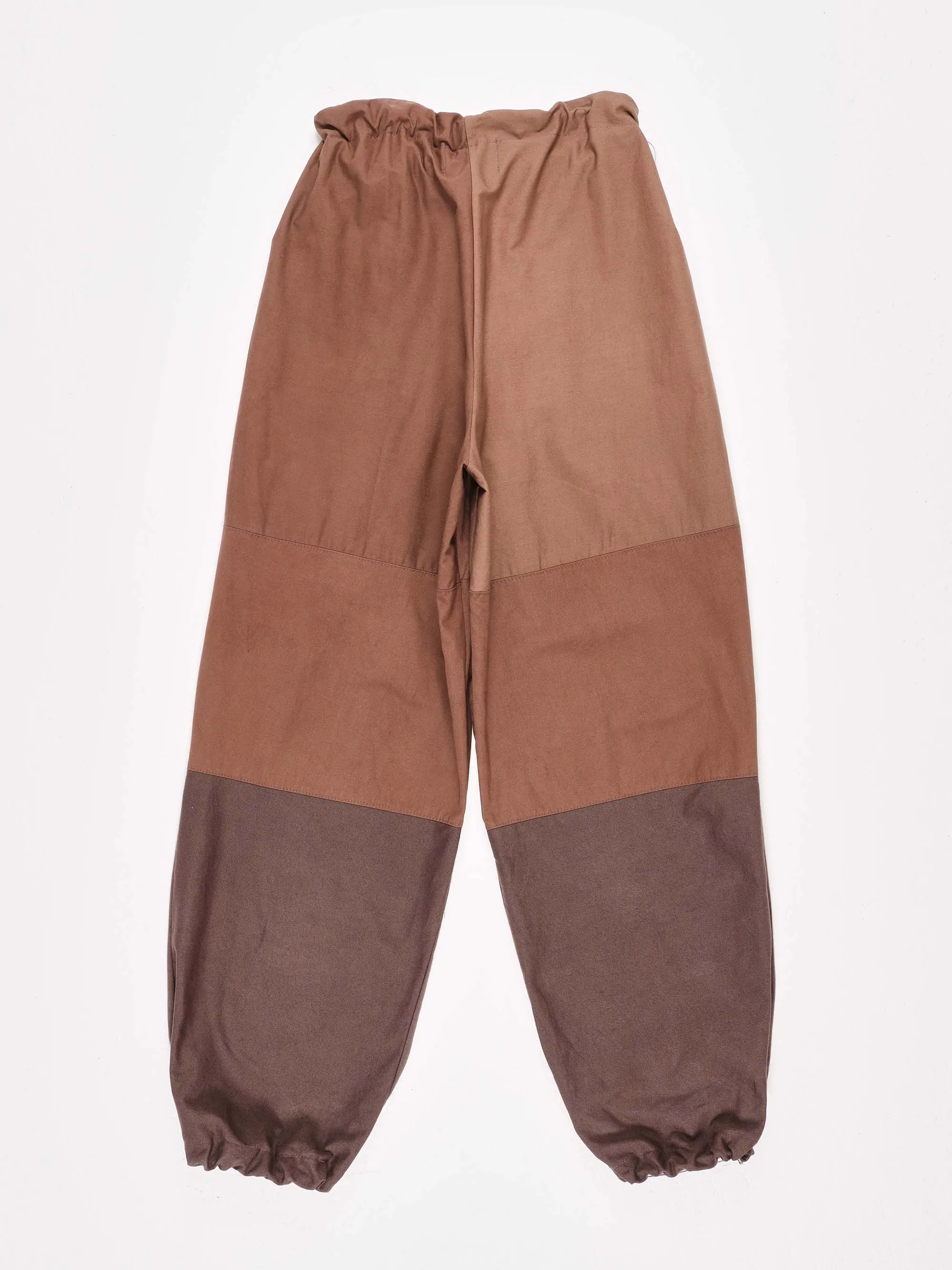 Remade Unisex Parachute Pant Brown