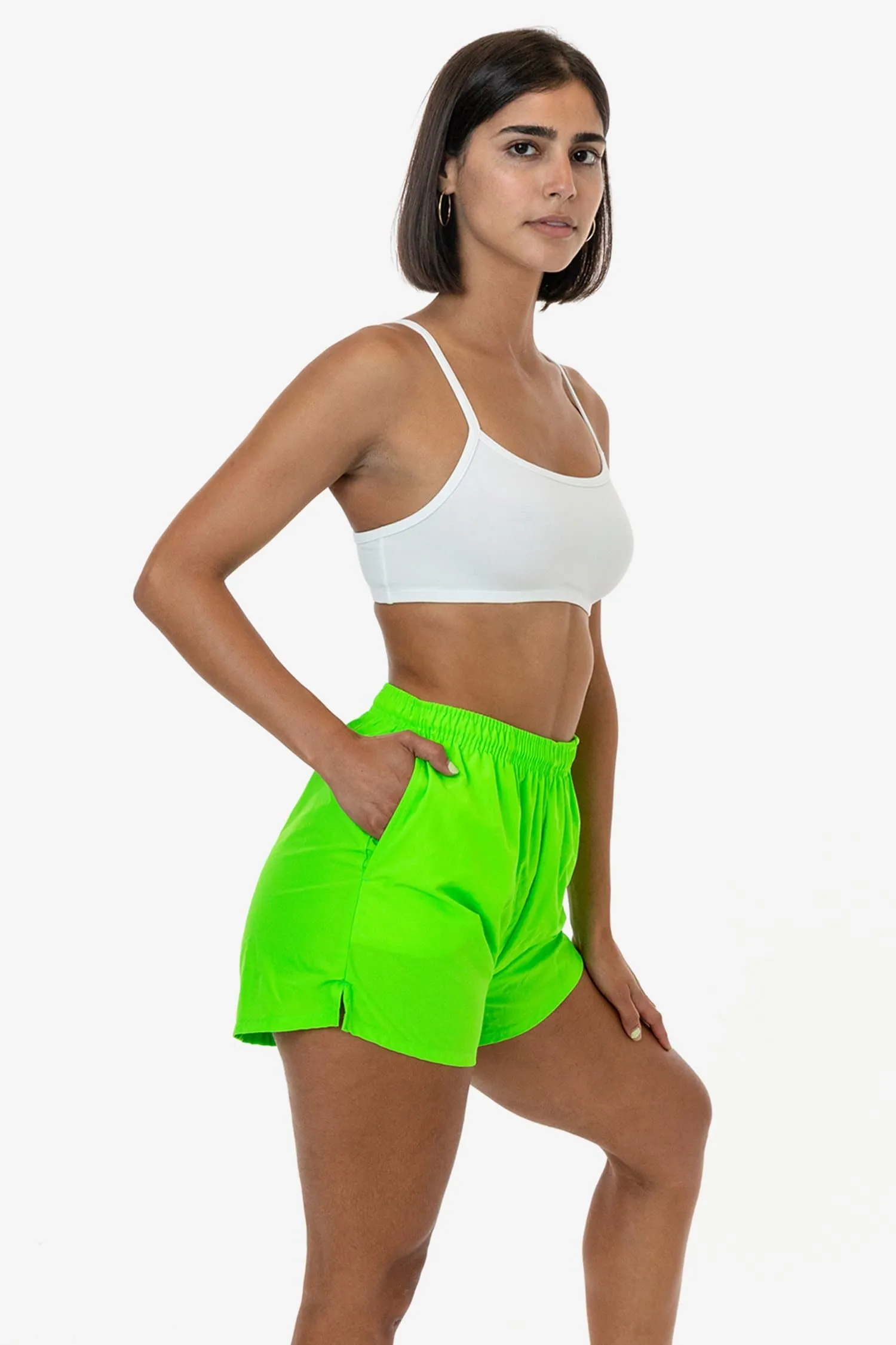 RNF314 - Women's Nylon Track Shorts