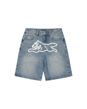 Running Dog Denim Shorts