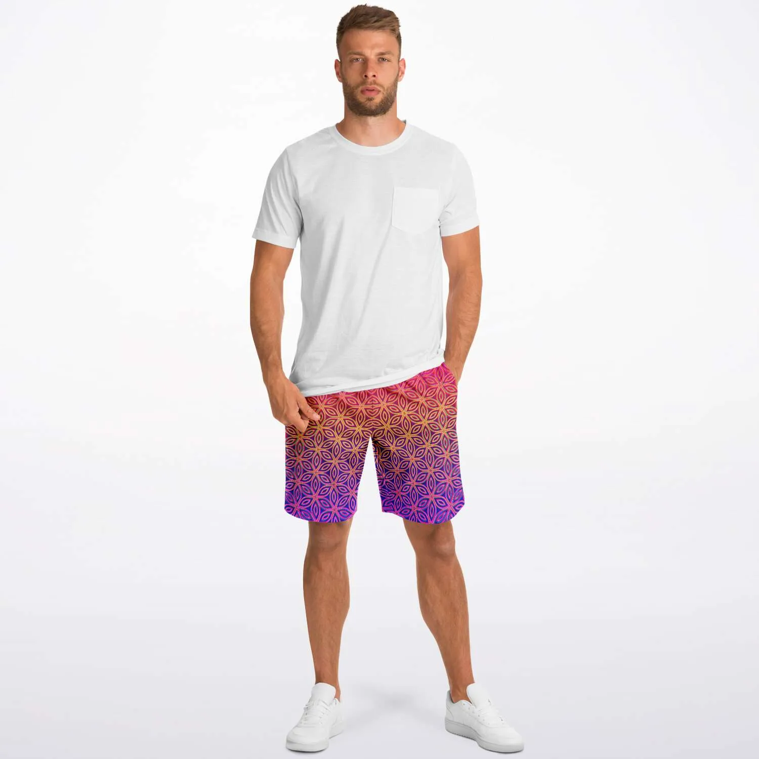 Sacral Bloom Long Shorts