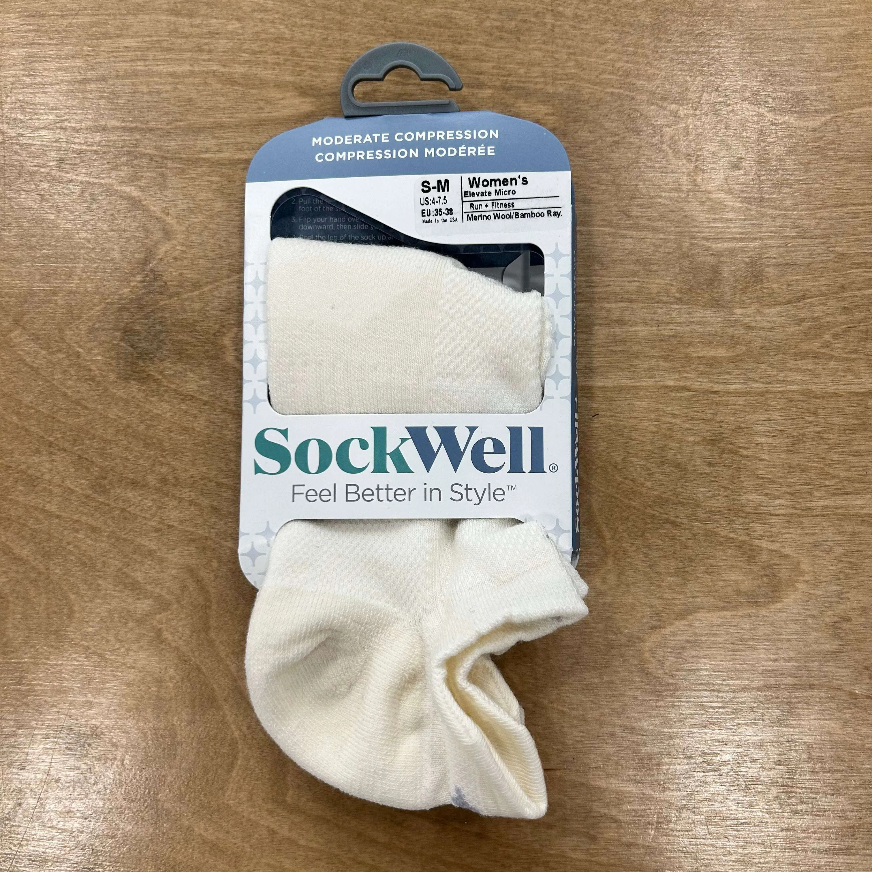 Sockwell - Moderate Compression - Black, Ash & Natural