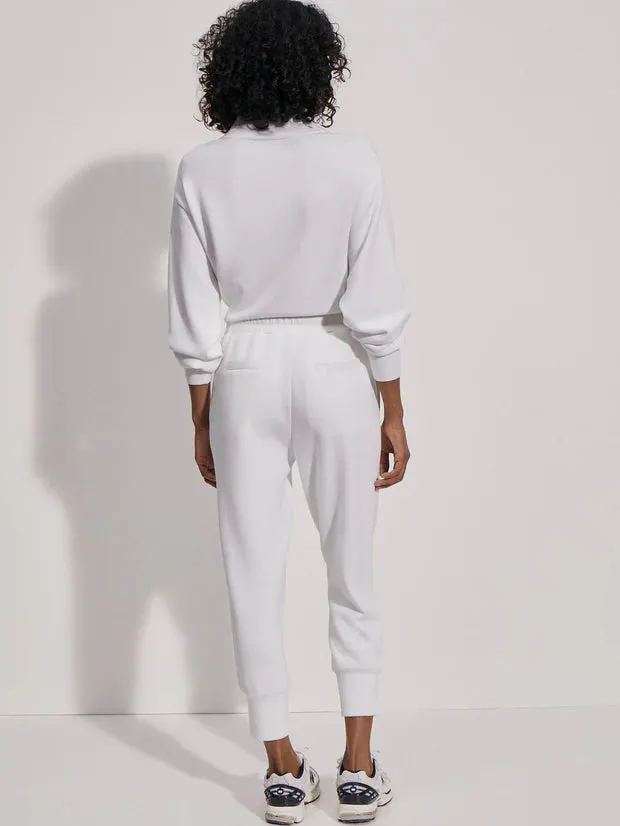 The Slim Cuff Pant | White