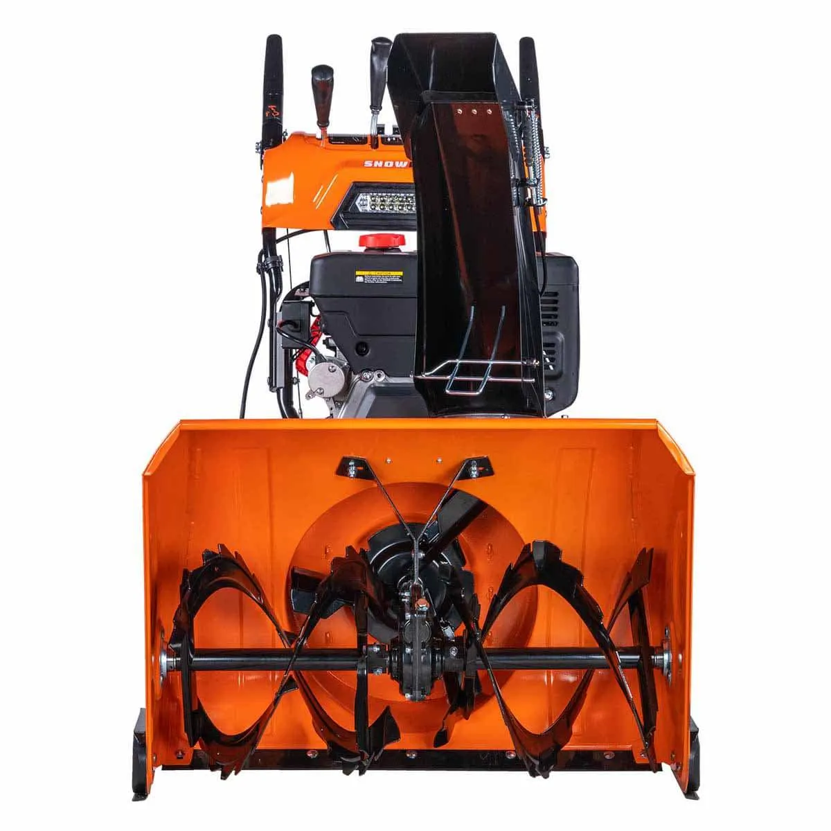 TMG Industrial 30” Self-Propelled Gas-Powered Snow Blower, Dual-Stage, Rubber Track, Heated Hand Grips, Electric Start, 21” Intake Height, LED Light, TMG-GSB30