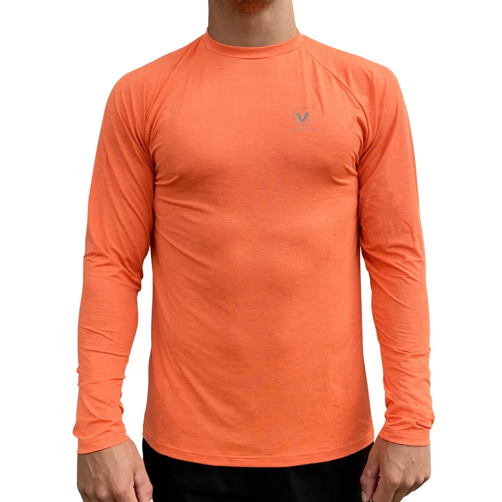 UV Performance L/S Tech Top - Fluro Orange