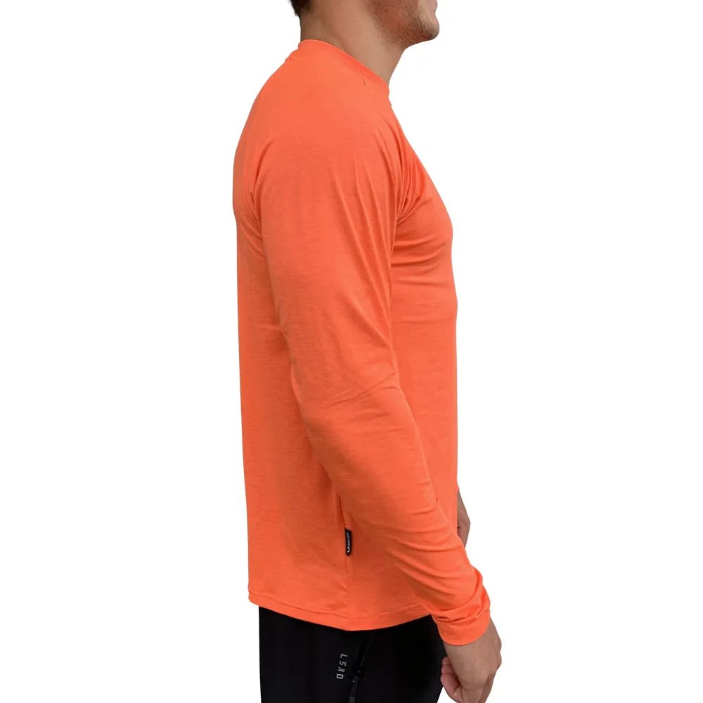 UV Performance L/S Tech Top - Fluro Orange