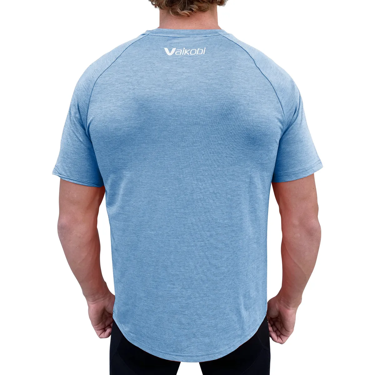 UV Performance S/S Tech Tee - Heather Blue