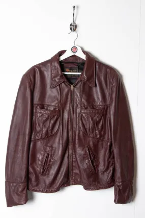 Women's 1970s Reed Sportswear Leather Biker Jacket (M)