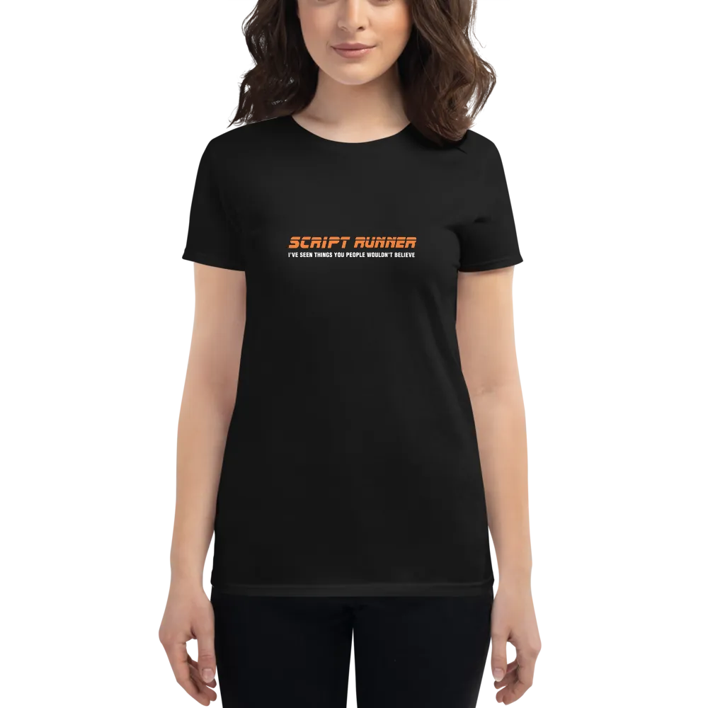 Women's Adaptavist ScriptRunner Retro Design t-shirt  MC