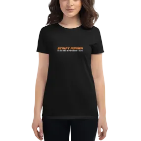 Women's Adaptavist ScriptRunner Retro Design t-shirt  MC