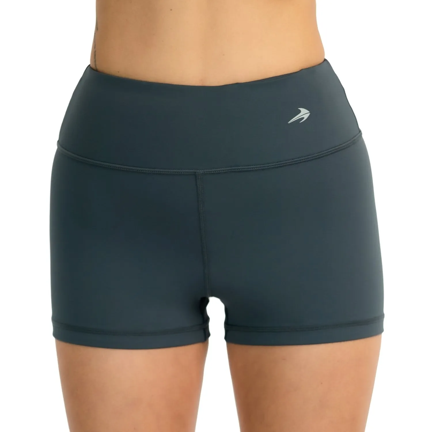 Women's Compression Shorts- Carbon Gray